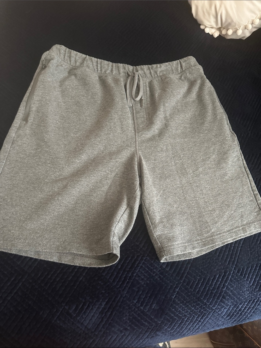 Eddie Bauer Light Gray Athletic Drawstring Shorts